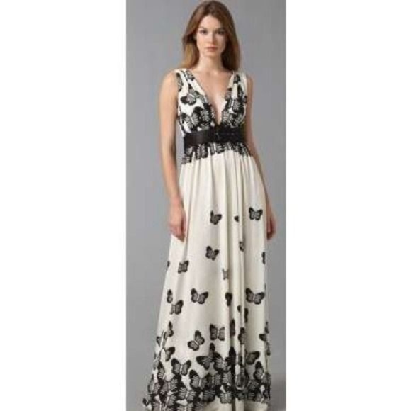 ALICE + OLIVIA Butterfly Maxi Dress (D9) - Picture 2 of 6